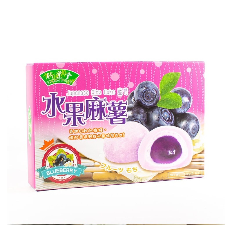 竹叶堂水果麻糬(蓝莓味) 24/180G