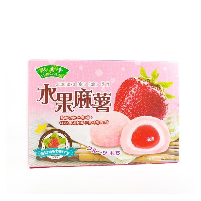 竹叶堂水果麻糬(草莓味) 24/180G
