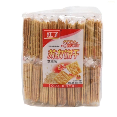 红了苏打饼干(芝麻味)450G
