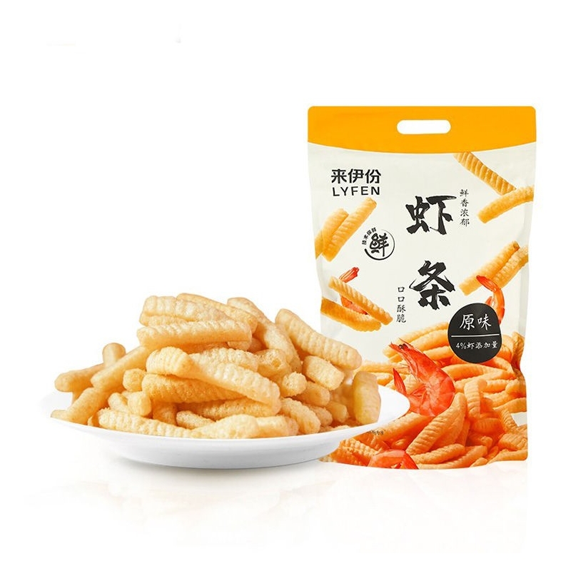 来伊份虾条原味188G