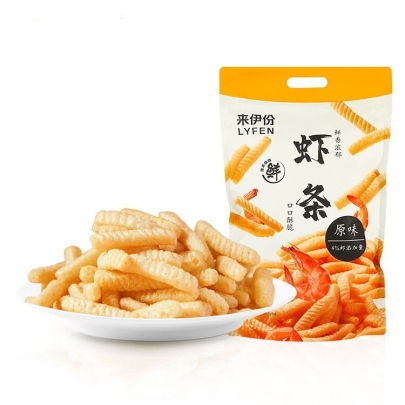 来伊份虾条原味188G