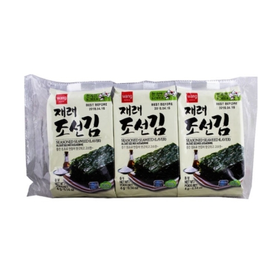 韩国WANG即食海苔紫菜 24/12G(3PCS)