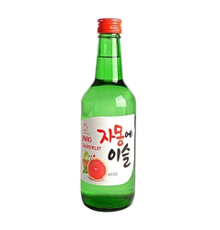 韩国JINRO烧酒柚子味 20/360ML 13％VOL