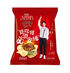 上好佳田园薯片(美式烤排味) 20/50G
