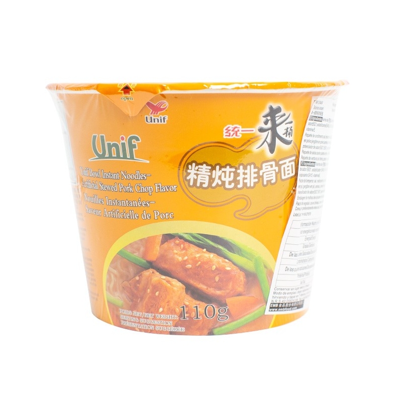 统一来一桶精炖排骨面*桶 110g