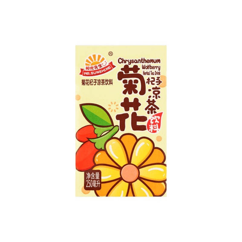 MR.SUSHINE 阳光先生菊花杞子凉茶饮料 24/250ML