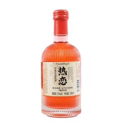 鎏金瓶热恋玫瑰荔枝酒 12/330ML 5％VOL