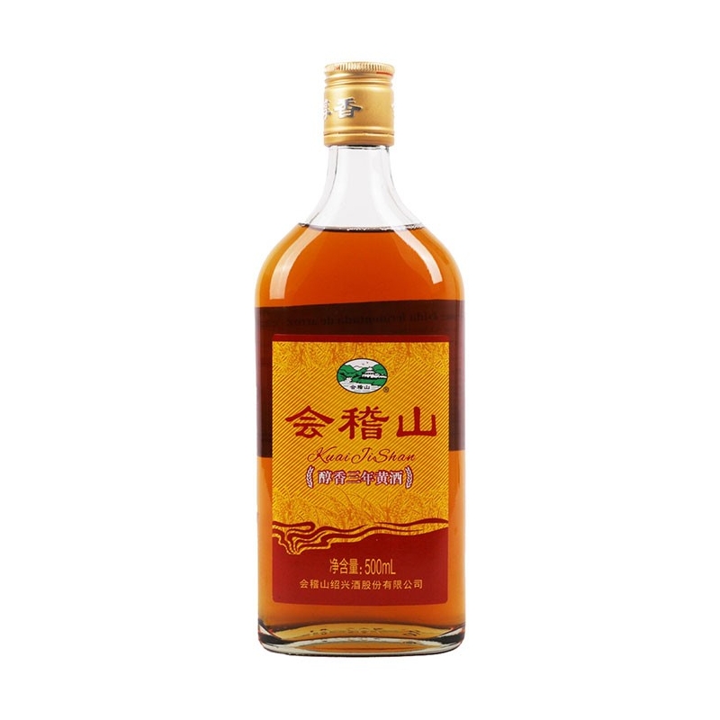 会稽山醇香三年黄酒 6/500ML 12％VOL