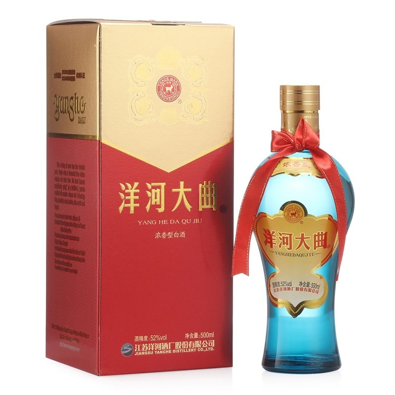 洋河大曲浓香型白酒 6/500ML 52％VOL