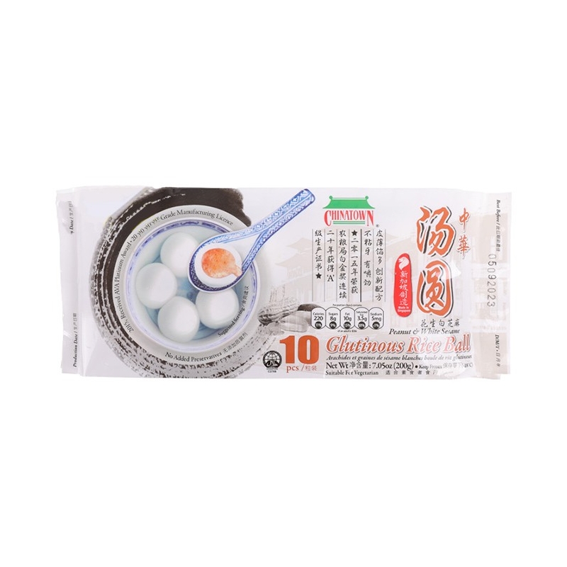 （仅限马德里地区）中华牌冰冻花生白芝麻汤圆10PCS 24/200G