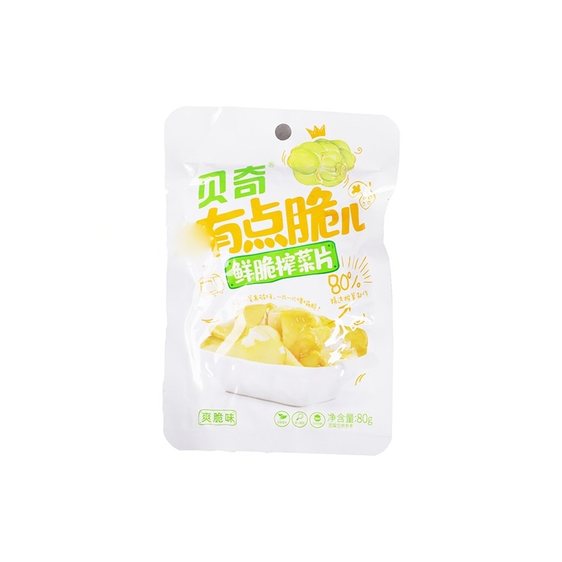 贝奇有点脆鲜脆榨菜片(爽脆味) 50/80G