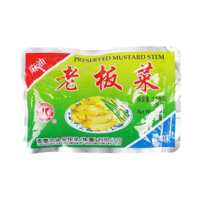 三峡牌麻油老板榨菜片 100/70G