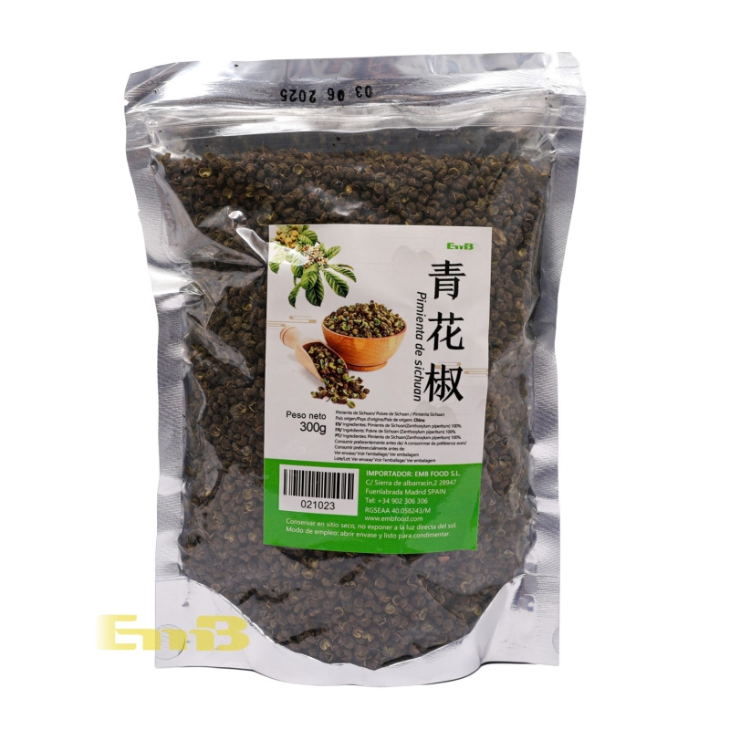 PIMIENTA DE SICHUAN EMB  西百客青花椒 26/300G