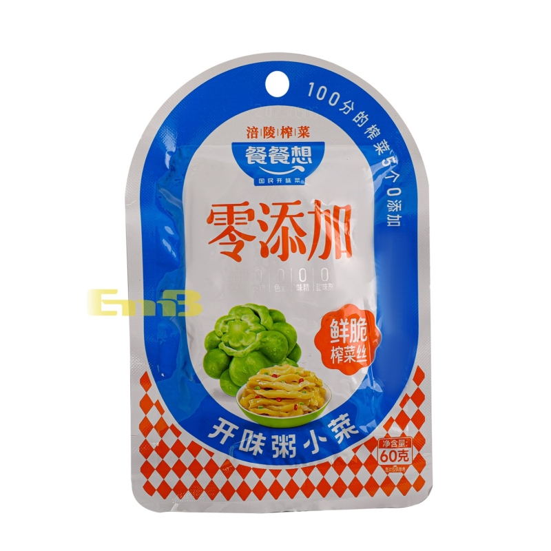 APERITIVO DE MOSTAZA CCX  餐餐想零添加鲜脆榨菜丝 100/60G