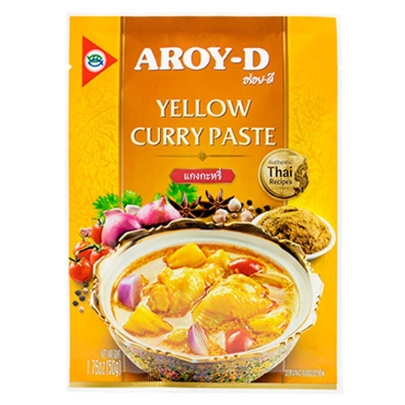 PASTA CURRY AMARILLO AROY-D 黄咖喱酱 12/50G