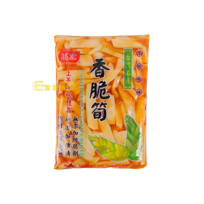 APERTIVO DE BAMBU LONGHOME 龙宏辣油香笋脆片 20/600G