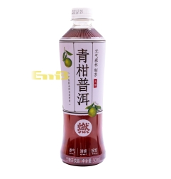 BEBIDA DE LIMA SABOR TE PUER YQSL 元气森林无糖燃茶制茶(青柑普洱) 15/500ML