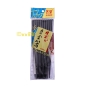 PALILLOS 10PARES QIQUAN 齐泉黑色六角筷子 1*100包 10双装 1HB12