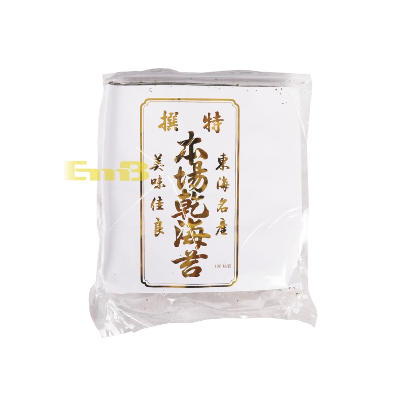 ALGA NORI PARA SUSHI 100HOJAS AA  AA级金字本场乾海苔*寿司紫菜100张 42/280G