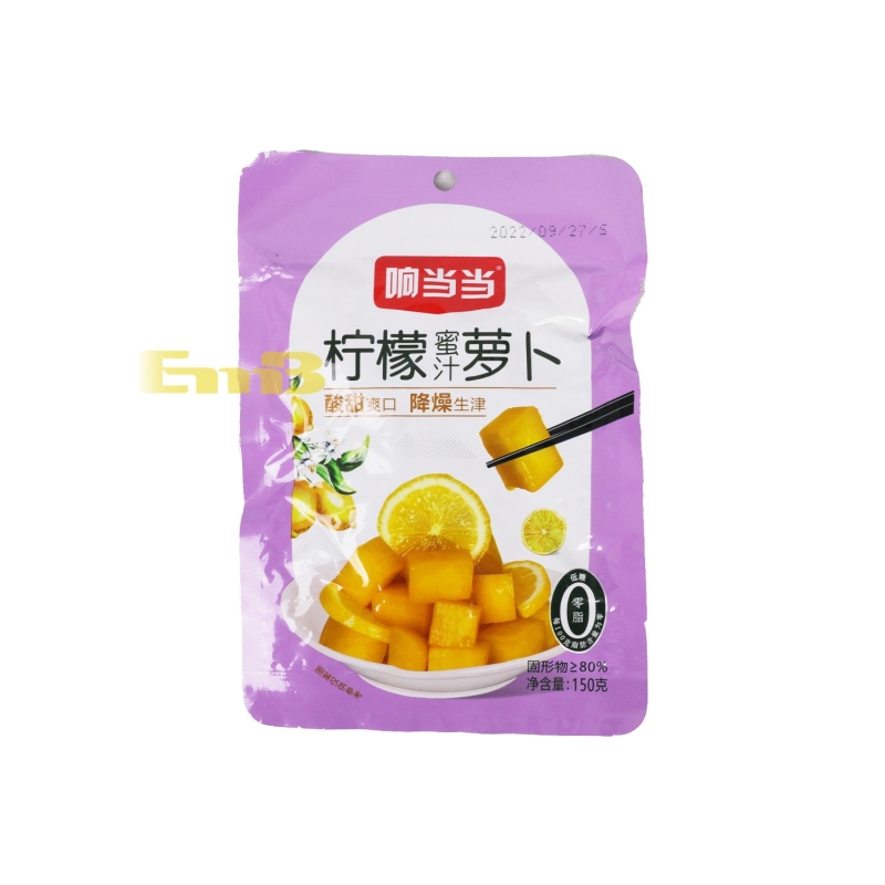 APERITIVO CON RABANO SABOR LIMON XDD  响当当柠檬蜜汁萝卜 30/150G