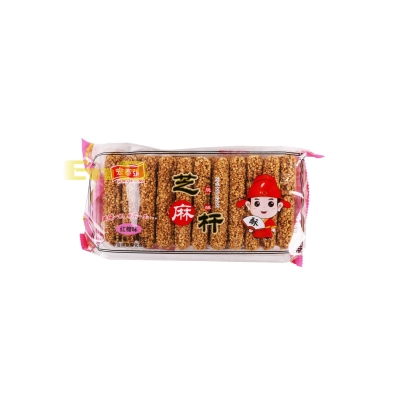 GALLETA CON SABOR A SESAMO HTH  宏泰弘芝麻杆(红糖味) 40/140G