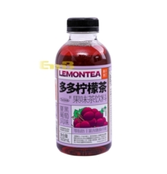 BEBIDA DE TE LIMON SABOR UVA GZSL 500ML 果子熟了多多柠檬茶(夏黑葡萄味) 15/500ML