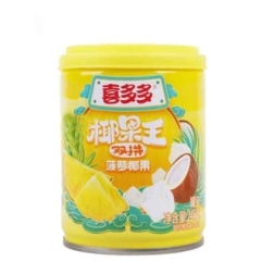 APERITIVO DE COCO Y PINA XDD  喜多多双拼椰果王菠萝椰果味 12/245G