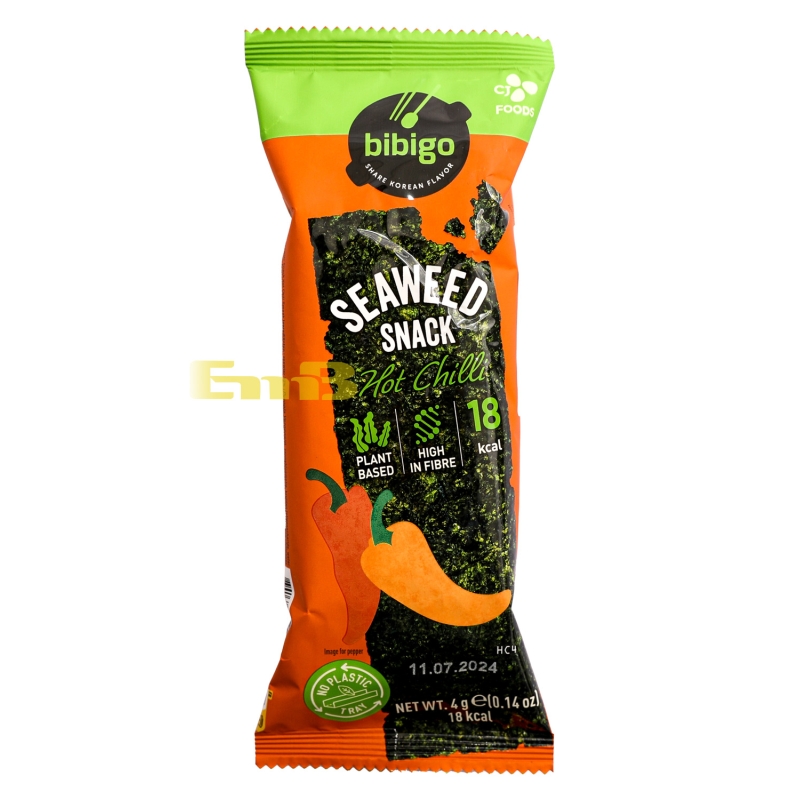 SNACK DE ALGA PICANTE BIBIGO 36/4G