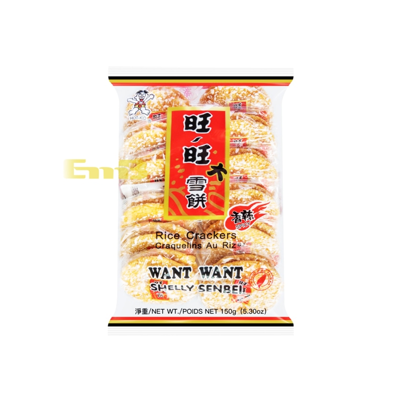 Galleta arroz picante senbei WANT WAN 150g