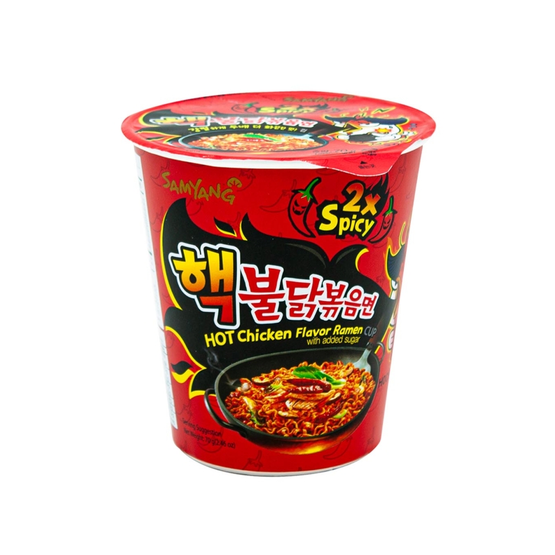 RAMEN INS. PICANTE X2 SAMYANG  韩国三养双倍辣火鸡面*杯 6/70G SAMYANG