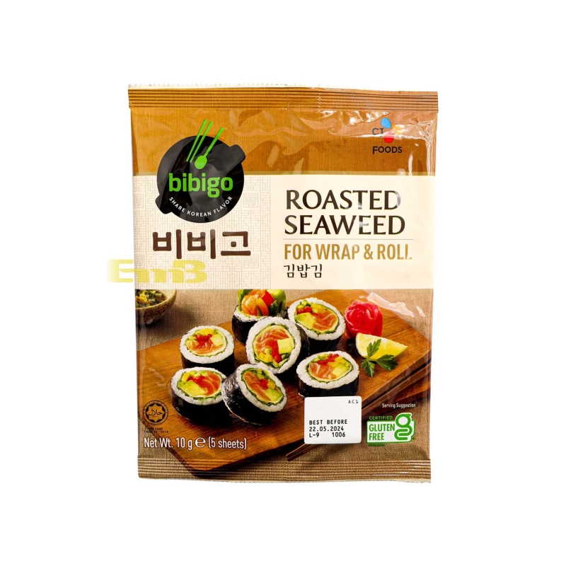 韩国BIBIGO寿司紫菜5张 50/10G