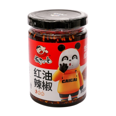 ACEITE DE CHILE PARA EMPANADILLA CLH 川老汇东北饺子伴侣(红油辣椒) 12/200G