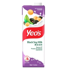 BEBIDA DE SOJA YEOS 12/1L  杨协成黑豆豆奶 12/1L