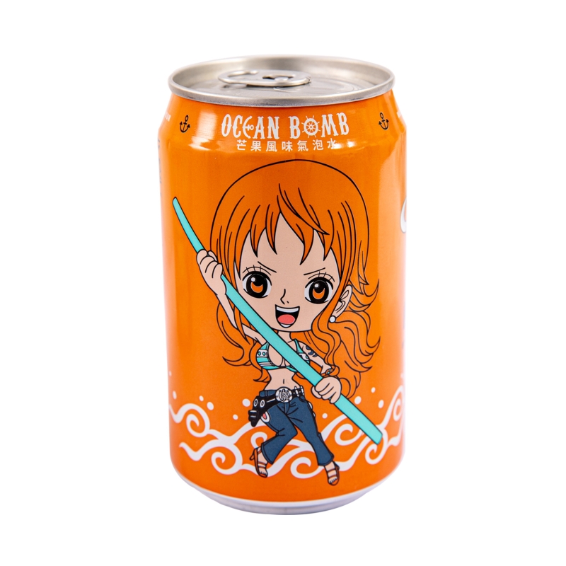 REFRESCO DE SODA SABOR MANGO ONE PIECE 24/330ML