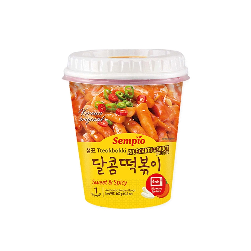 韩国SEMPIO甜辣炒年糕*杯 24/160G TTEOKBOKKI