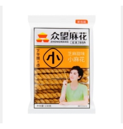 众望小麻花（芝麻甜味）30/130G