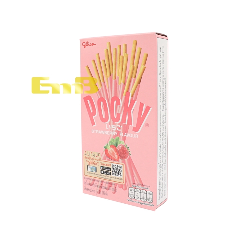 Pocky de fresa GLICO 120/47g