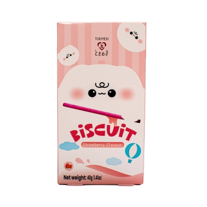 BISCUIT SABOR FRESA TOKIMEKI 40/40G