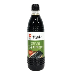 韩国清净园低盐海带酱油 12/840ML
