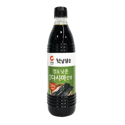 韩国清净园低盐海带酱油 12/840ML