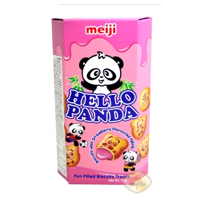 GALLETA FRESA HELLO PANDA MEIJI 80/50G