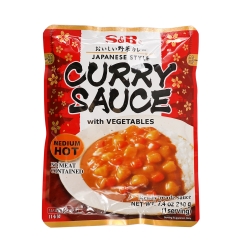 PASTA DE CURRY S&B (MEDIO) 10/210G