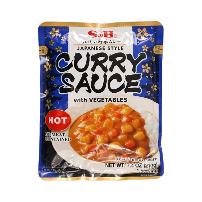 PASTA DE CURRY S&B (PICANTE) 10/210G