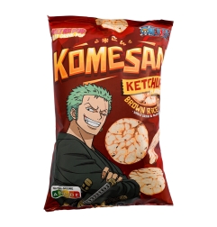 CHIPS DE ARROZ SABOR KETCHUP "ONE PIECE" KOMESAN 24/60G