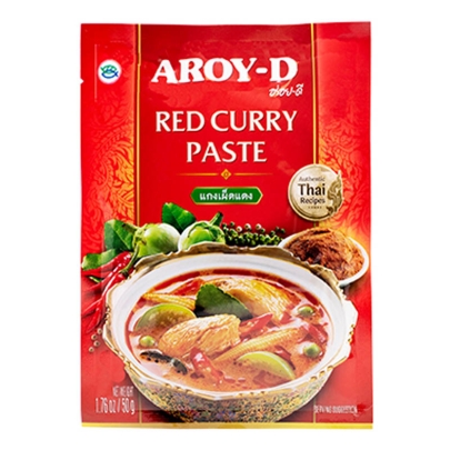 PASTA CURRY ROJO AROY-D 红咖喱酱 12/50G