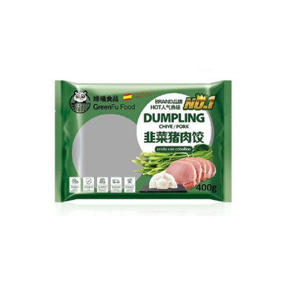 GREENFU 绿福韭菜猪肉水饺 27/400G