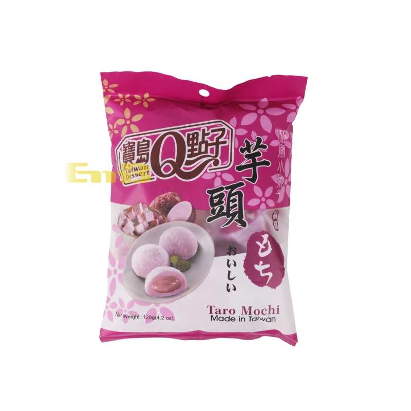 宝岛Q点子和风小菓子麻糬(芋头味) 24/120G