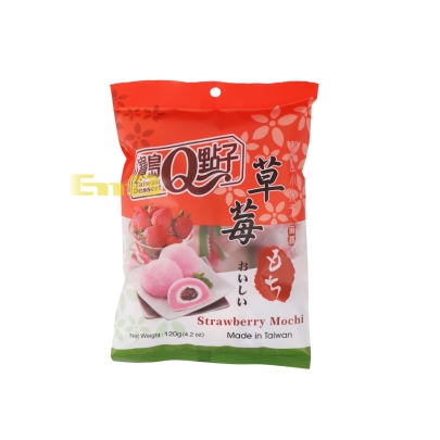 宝岛Q点子和风小菓子麻糬(草莓味) 24/120G