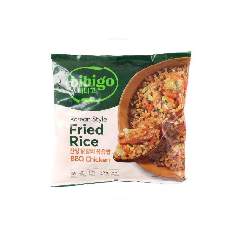 ARROZ FRITO POLLO Y VERDURA BBQ BIBIGO 14/450G