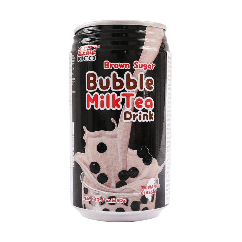 BEBIDA DE BUBBLE TEA AZUCAR MORENO RICO 24/350ML